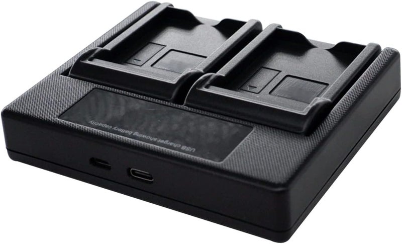 EMOVERY USB Dual Battery Charger for Sony NP-FV100 NP-FH100 NP-FV70 NP-FH70 NP-FH30 NP-FH50 NP-FP30 NP-FP50 NP-FP70/FP71 NP-FP90 DCR-DVD DCR-HC DCR-SR HDR-CX HDR-XR Series Camera - Image 5